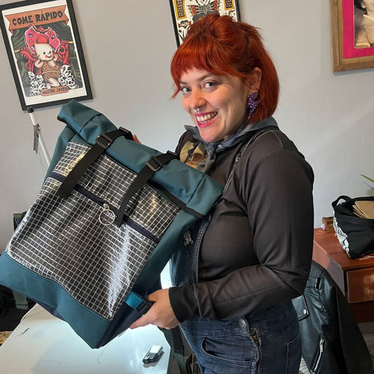 Taller mochila rolltop 20lts.